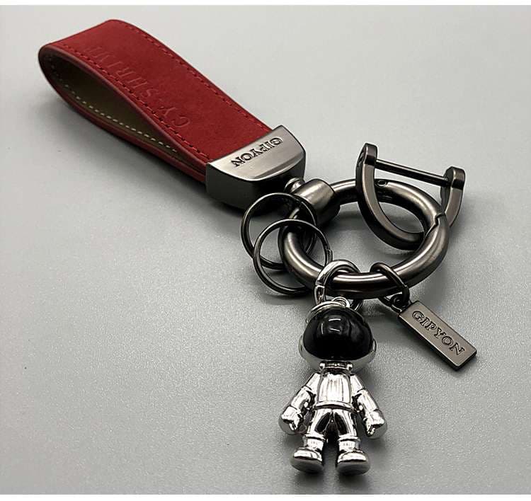 上質な本革製キーホルダー
