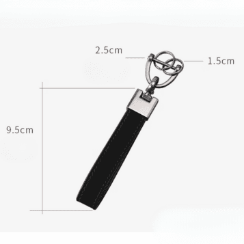 上質な風合いの革製キーホルダー