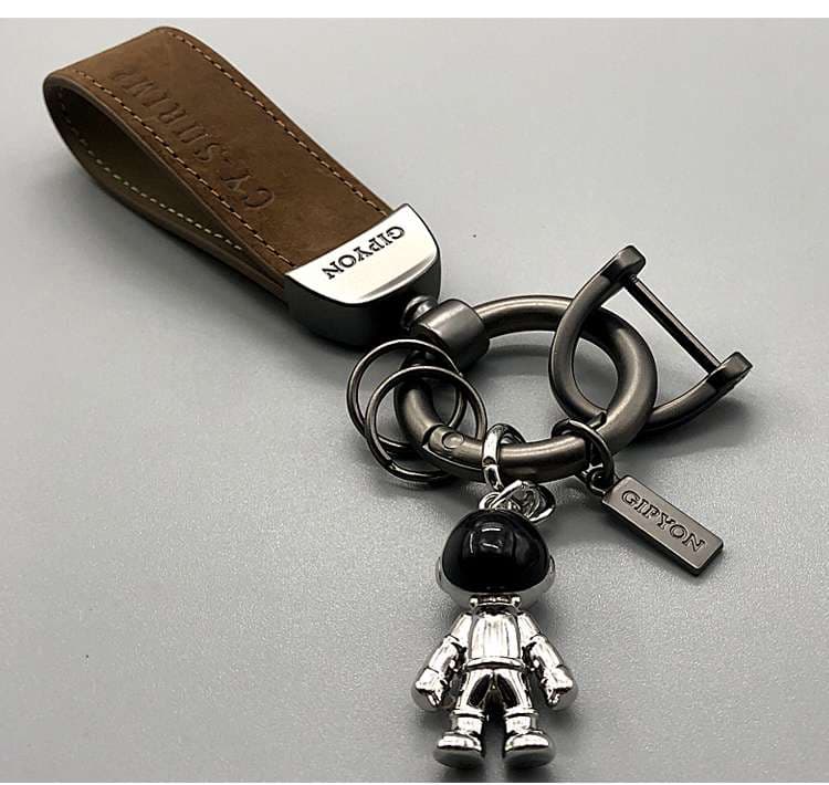 上質な本革製キーホルダー