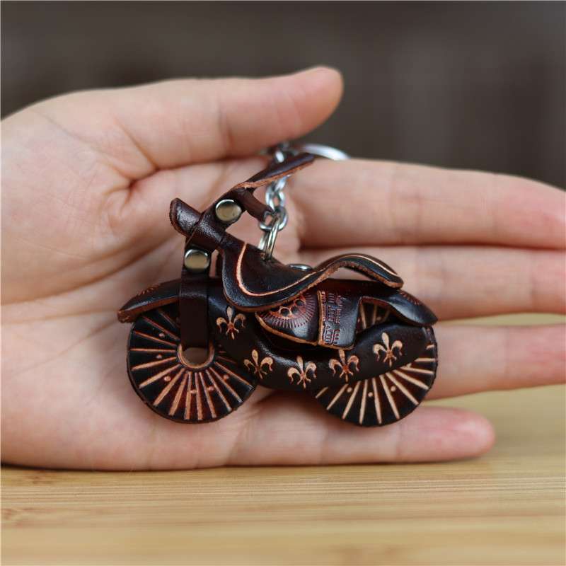 キーリング・キーケース 懐古的自転車のキーホルダー