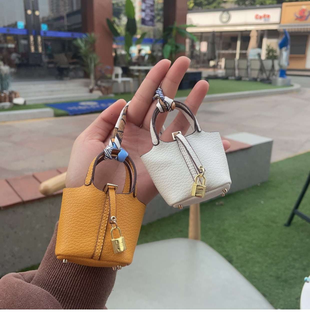 キーリング・キーケース ミニチュアバッグ型キーホルダー